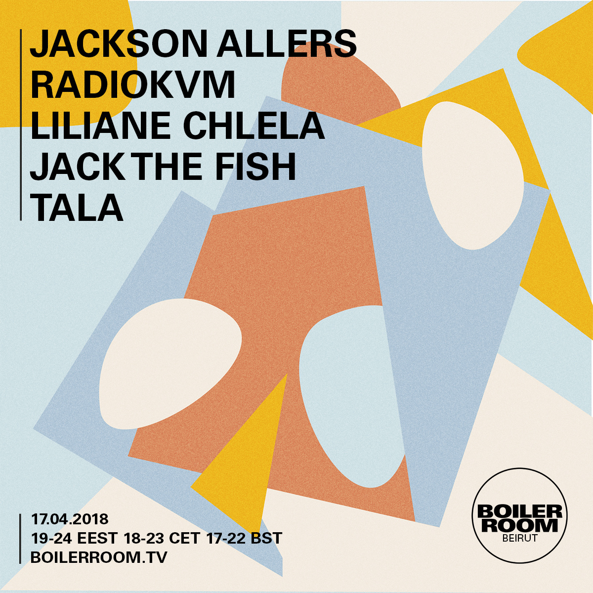 Boiler Room Beirut flyer