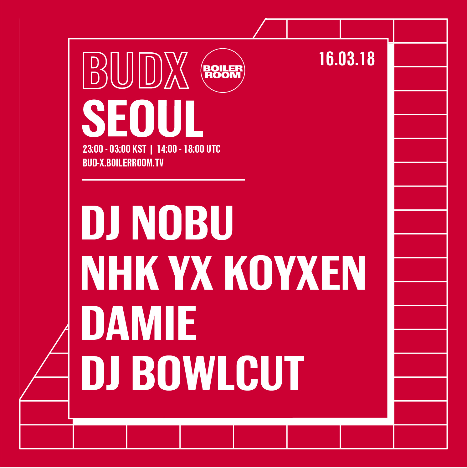 BUDx Seoul: Friday flyer