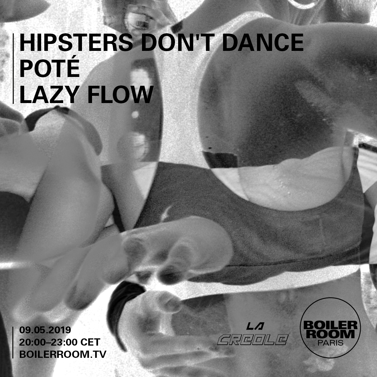 Boiler Room Paris x La Creole Broadcast flyer
