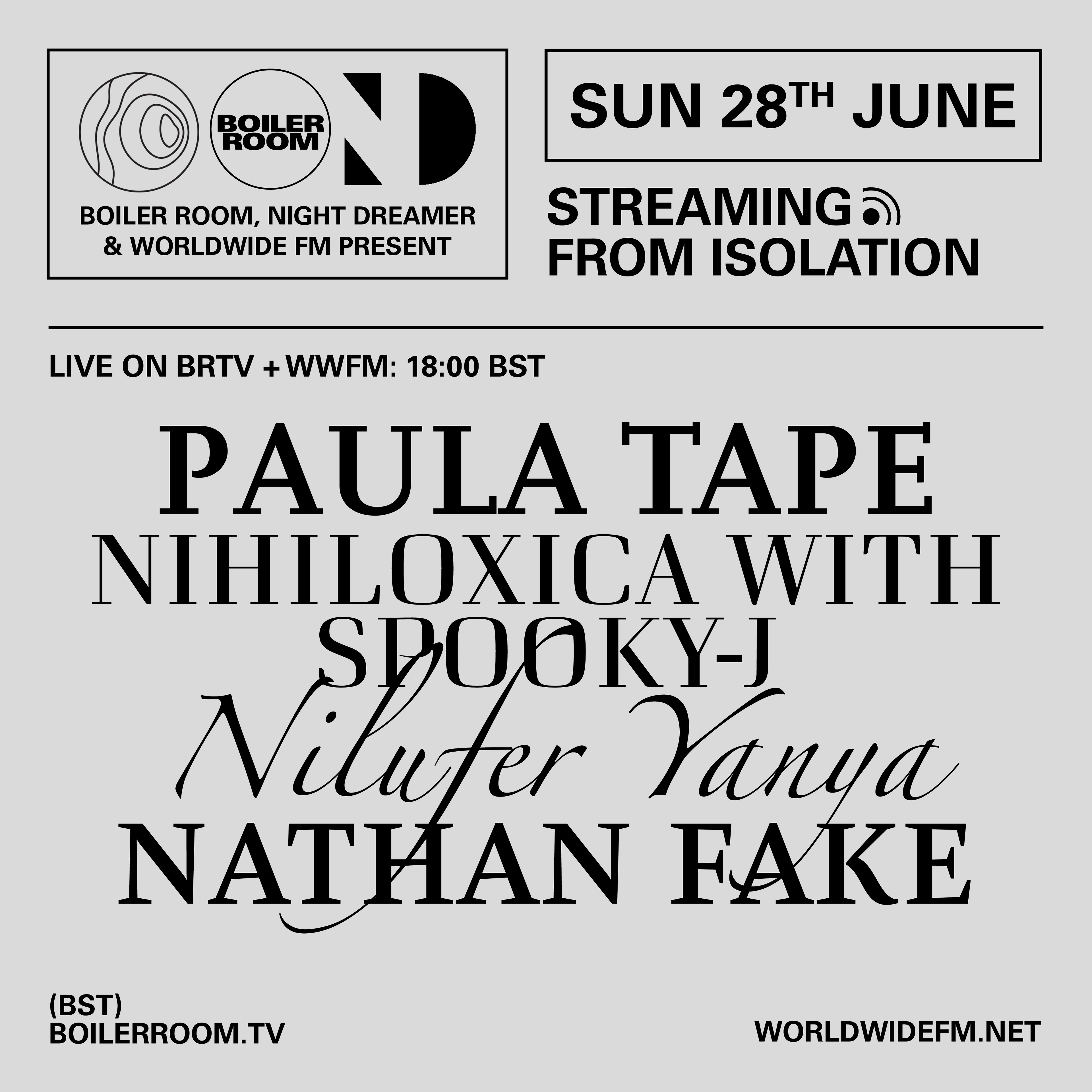 Streaming From Isolation with Night Dreamer & Worldwide FM - #16 flyer