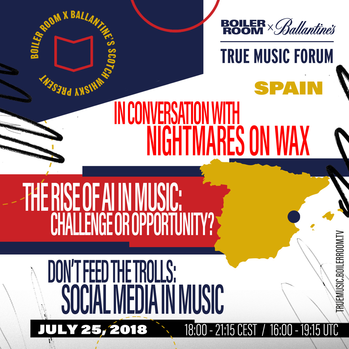 True Music Hybrid Sounds: Spain Forum flyer