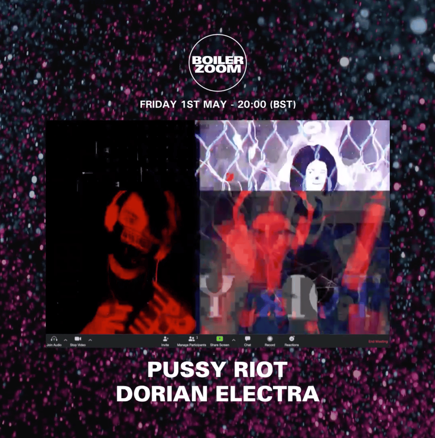 Streaming From Isolation with Pussy Riot flyer