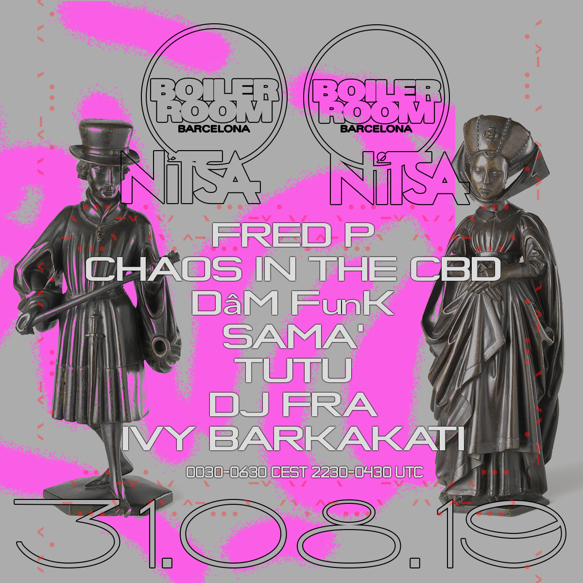 Boiler Room Barcelona: Nitsa flyer
