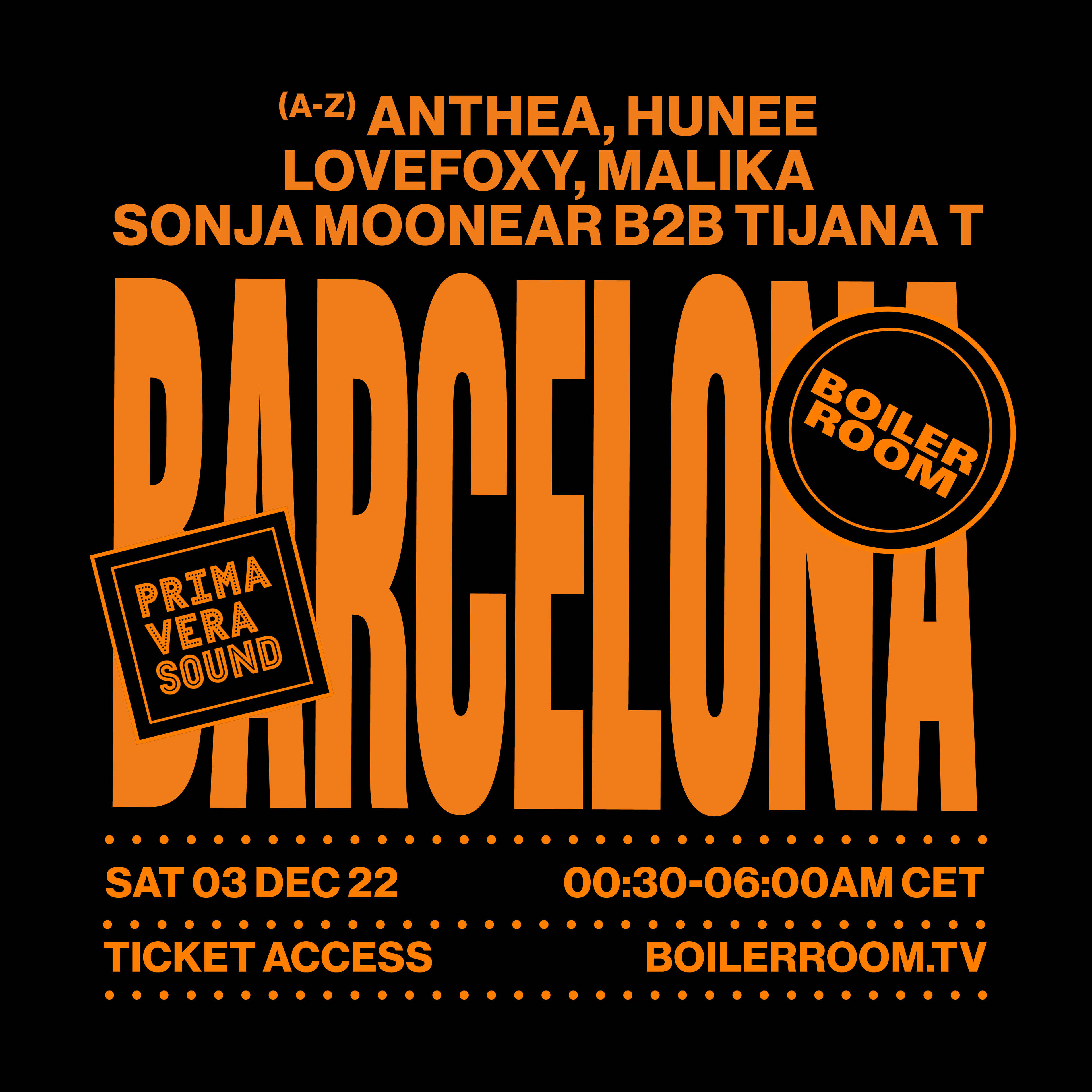 Boiler Room Barcelona: Nitsa flyer