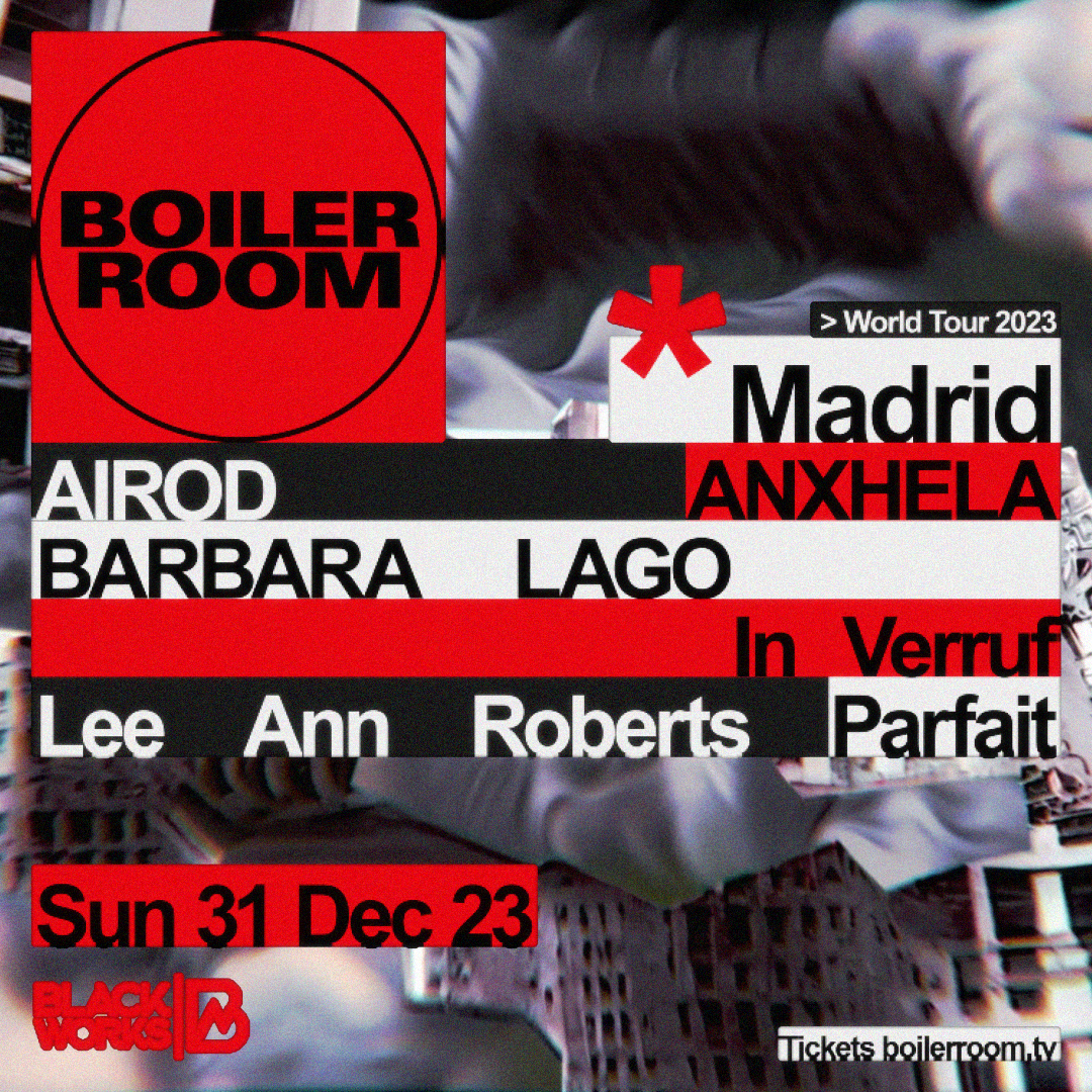 Madrid: Blackworks | NYE flyer