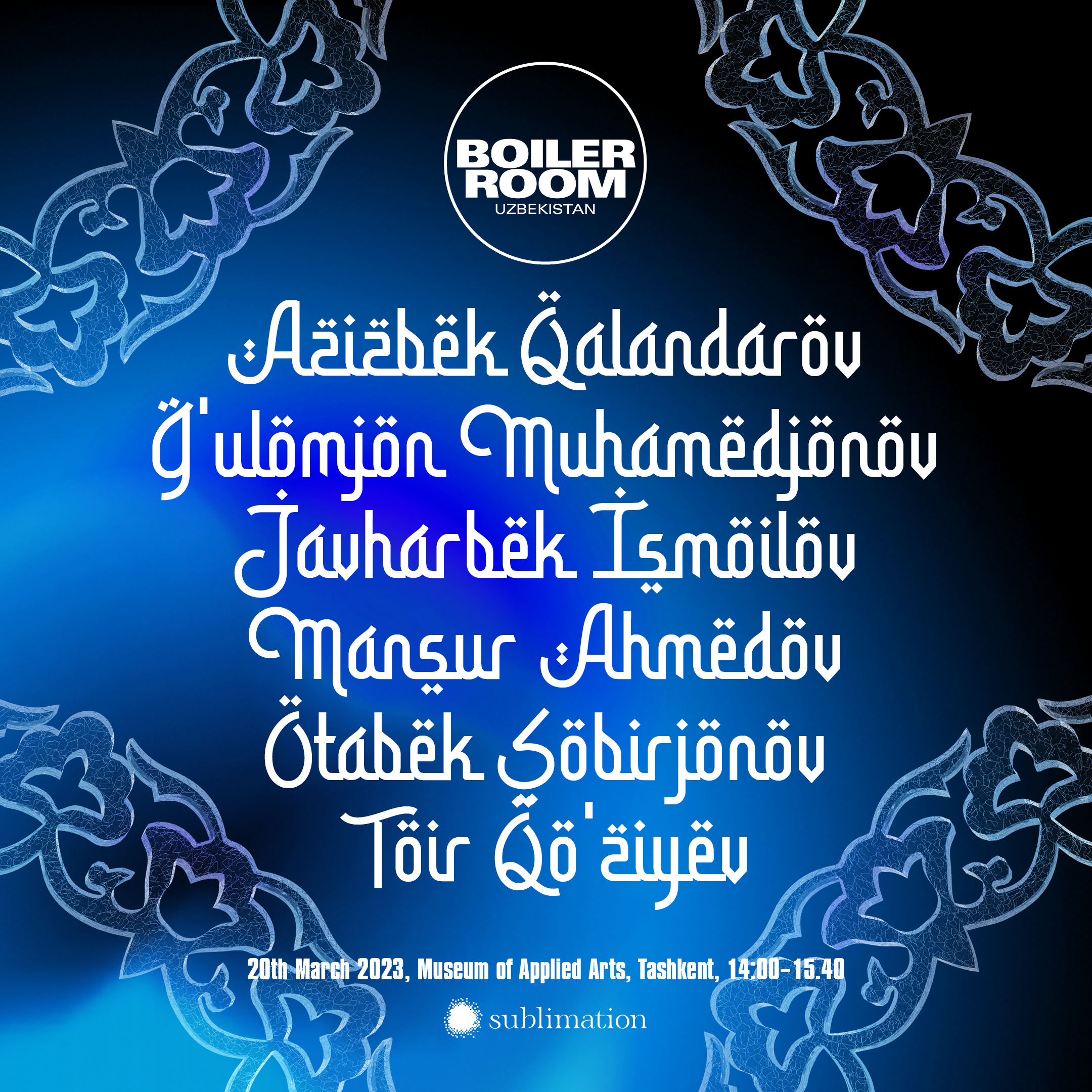 Uzbekistan: Sublimation | Day 2 flyer