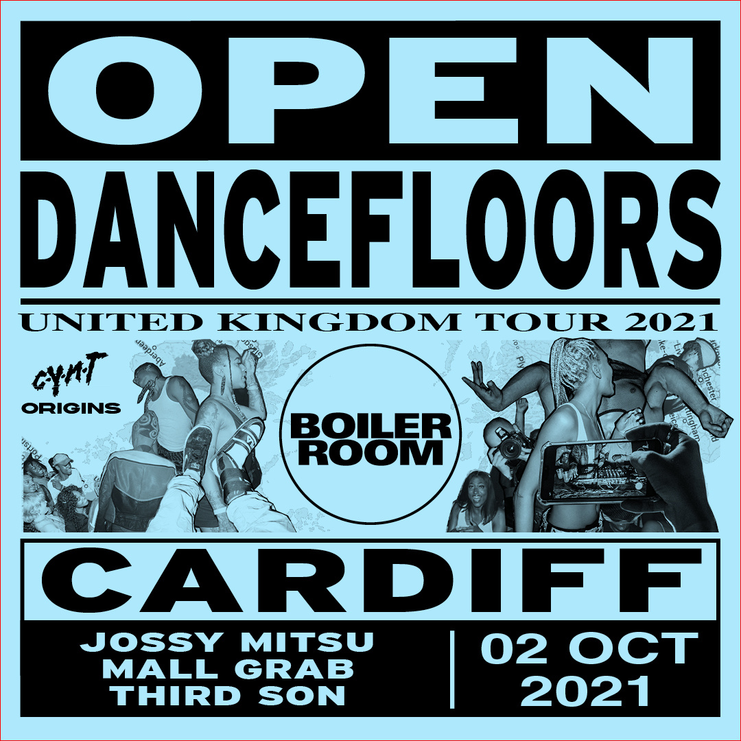 Open Dancefloors | Cardiff flyer