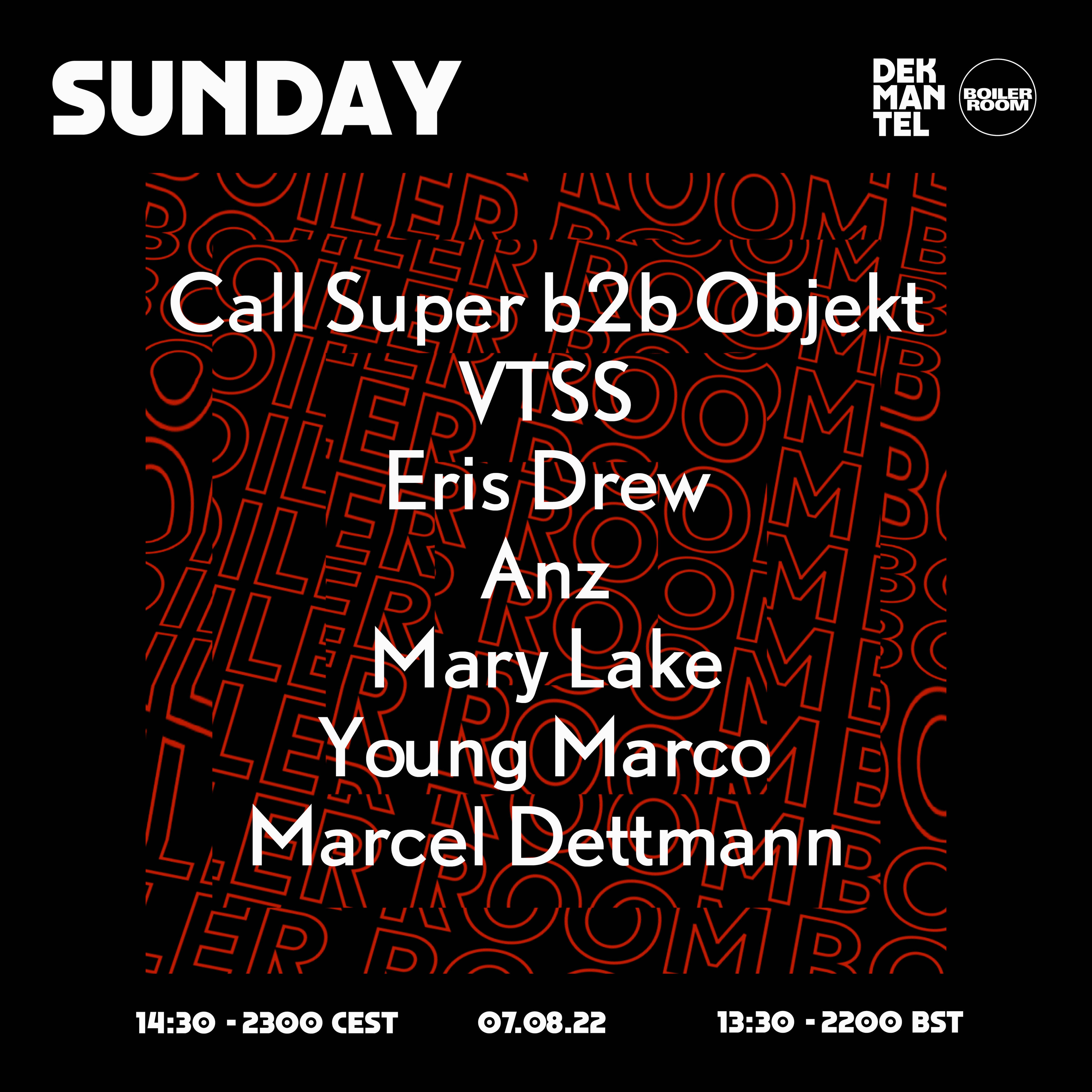 Dekmantel 2022 | Sunday flyer