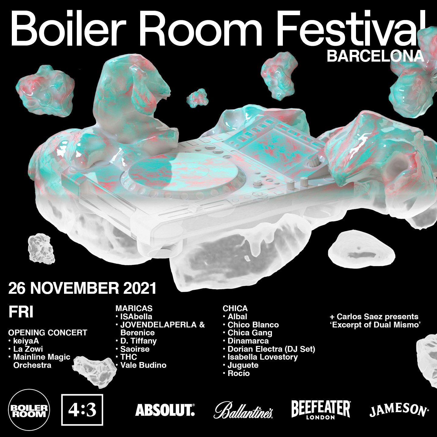Friday | Boiler Room Festival Barcelona flyer