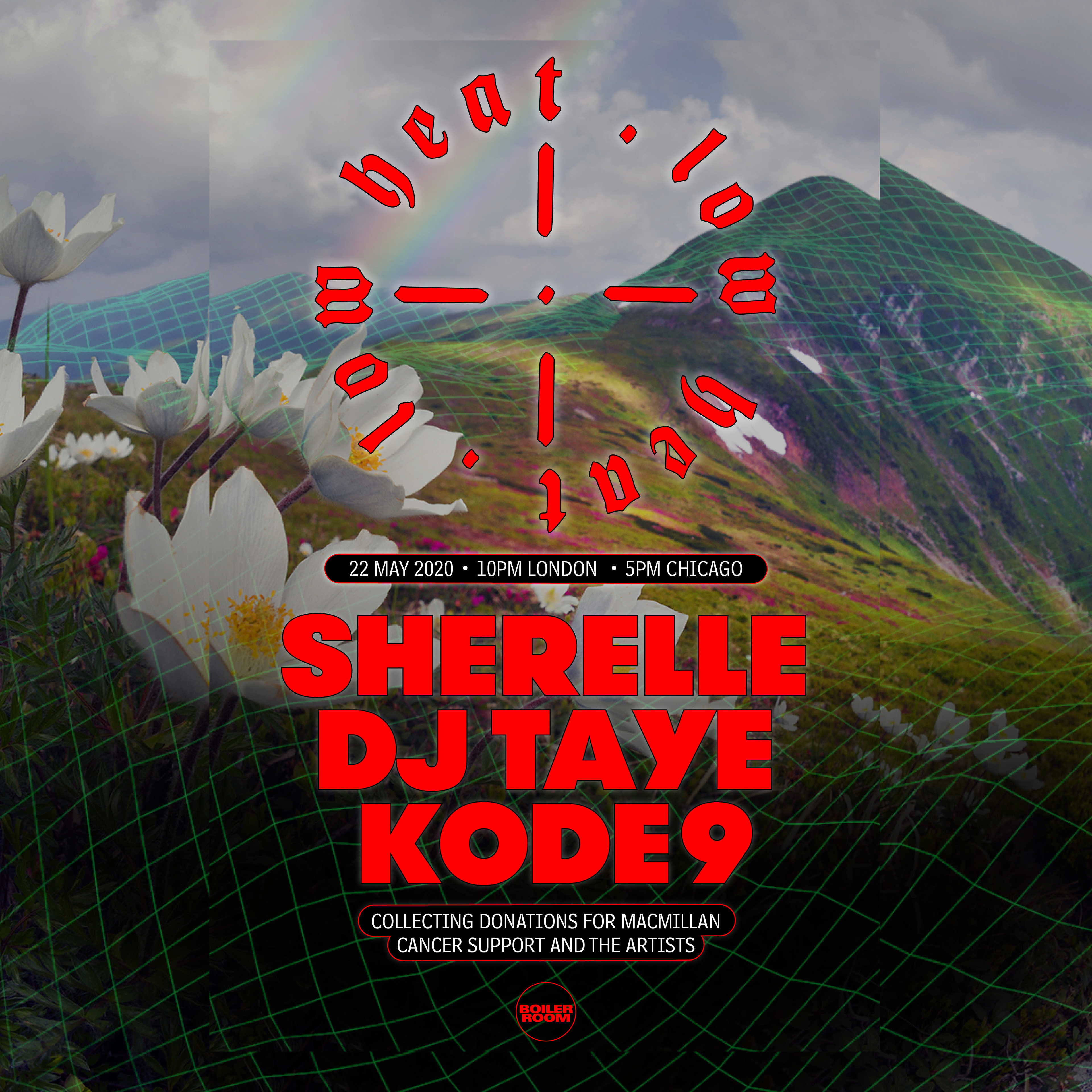 Low Heat: Sherelle, DJ Taye & Kode9 flyer