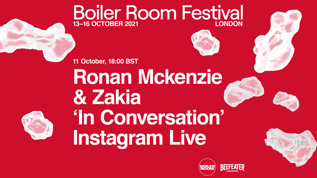 Photo of set 'In Conversation' - Ronan McKenzie & Zakia Sewell.