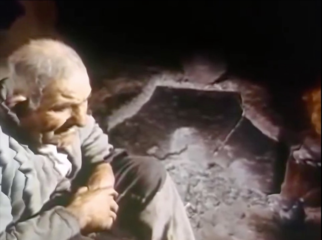 Photo of set Mai Mai Mai: 'Il Pianto'.