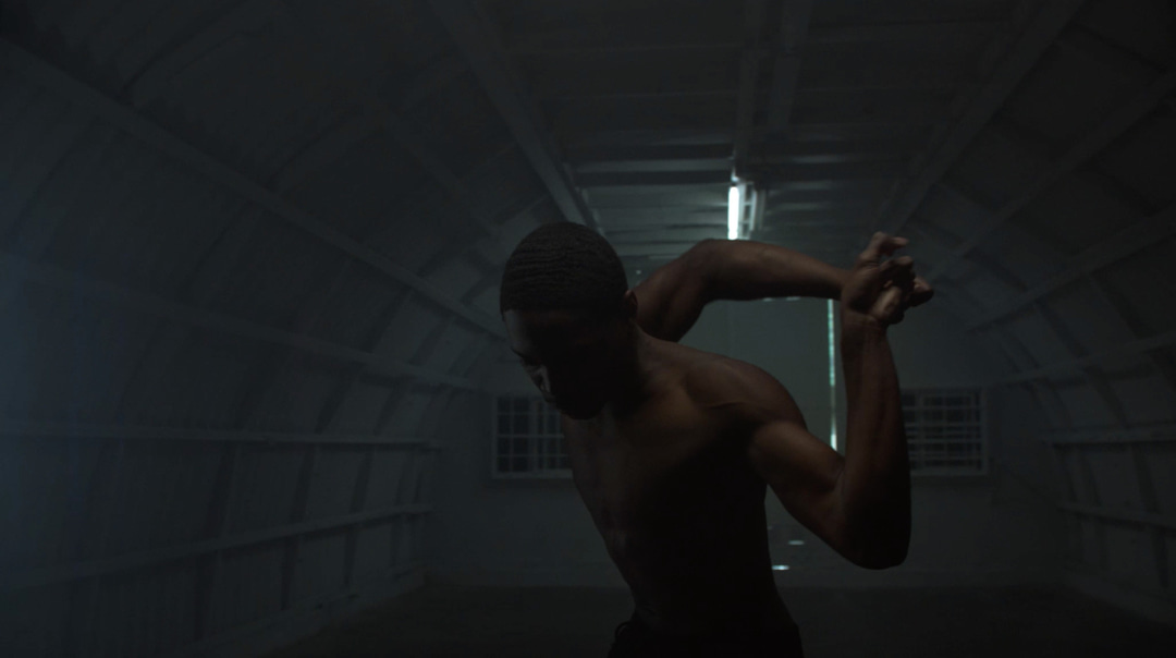 Photo of set Qasim Naqvi: 'No Tongue'.