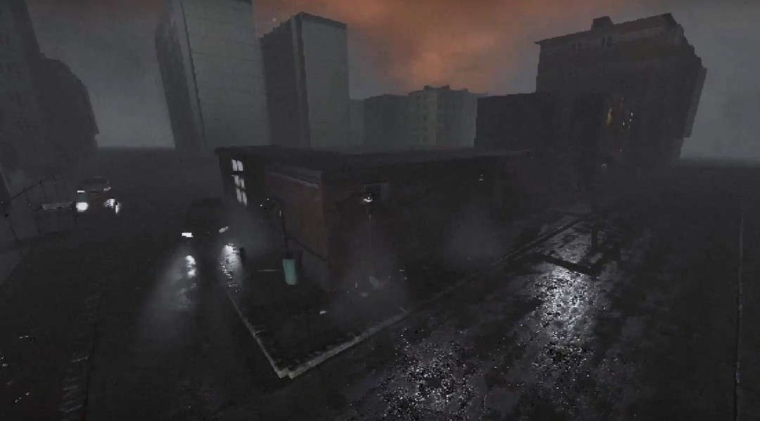 Photo of set Antenna: 'Nightshift'.