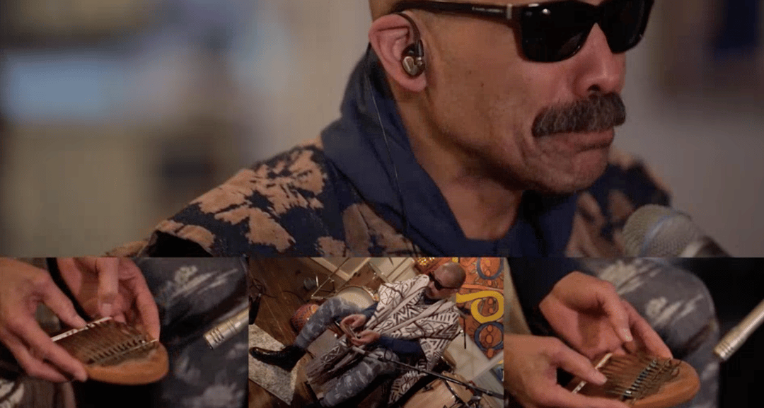 Photo of set Kahil El'Zabar & Osunlade.