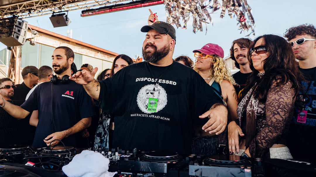 Photo of set dj pgz.