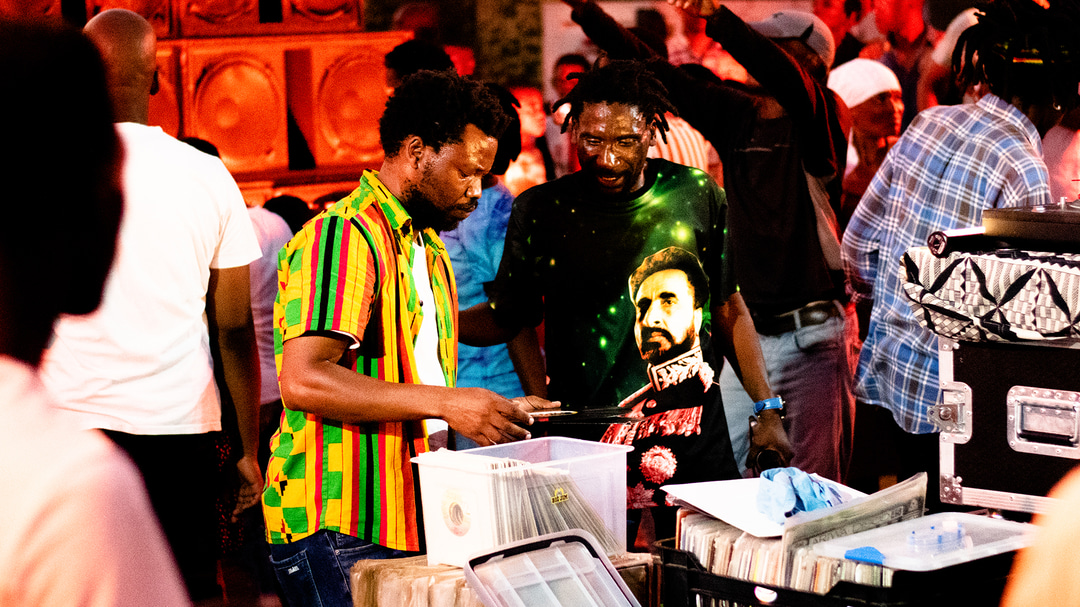 Photo of set Kebra Ethiopia Sound System.