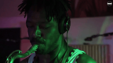 Photo of set The Comet is Coming.