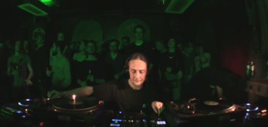 Photo of set DJ Guy.