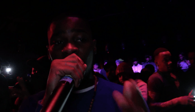 Photo of set AJ Tracey & Dave.