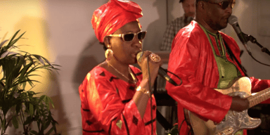 Photo of set Amadou & Mariam.