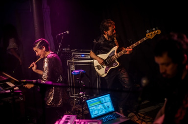 Photo of set Meridian Brothers.