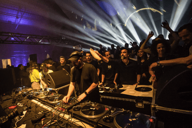 Photo of set Speedy J.