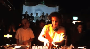 Photo of set Four Tet.