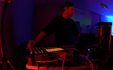 Photo of set Blanck Mass.