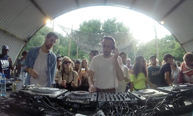 Photo of set Pender Street Steppers & Hashman Deejay.