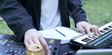 Photo of set DJ Kassir.