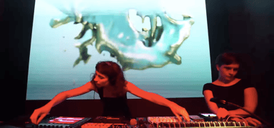 Photo of set Zoë McPherson.