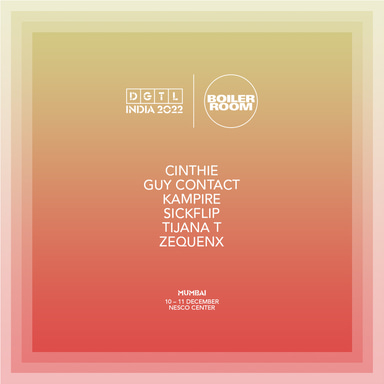 Flyer for event DGTL | Mumbai.