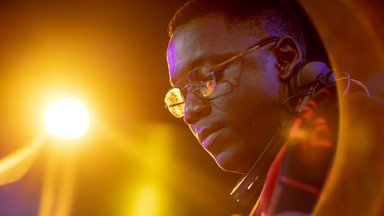 Photo of set DJ Cyrius Black.