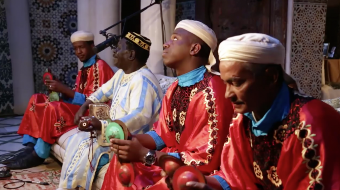 Flyer for event Maâlem Mahmoud Guinia.