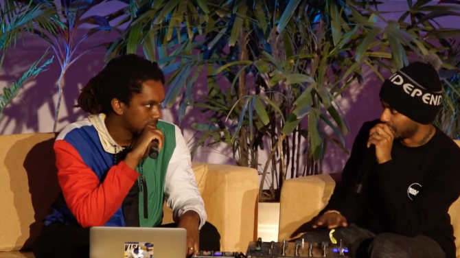 Flyer for event Teebs Production Masterclass.