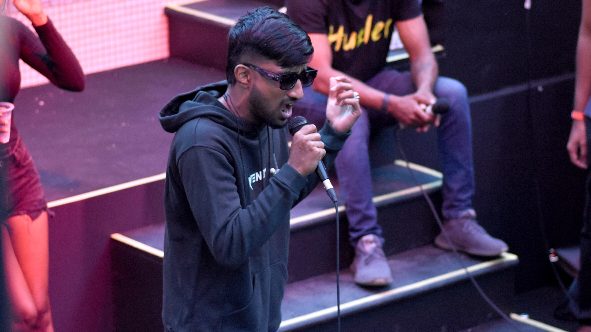 Flyer for event Darshikan, Dinoj, OJ Da Tamil Rapper, SajaS.