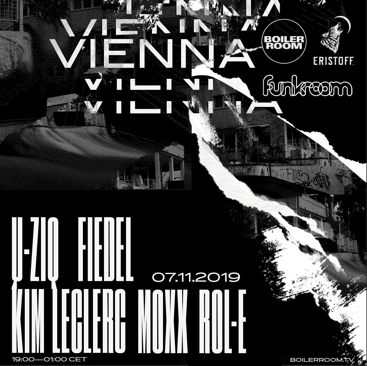 Boiler Room x Eristoff x Funkroom: Vienna flyer