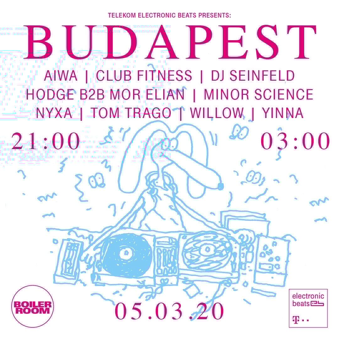 Boiler Room: Budapest flyer