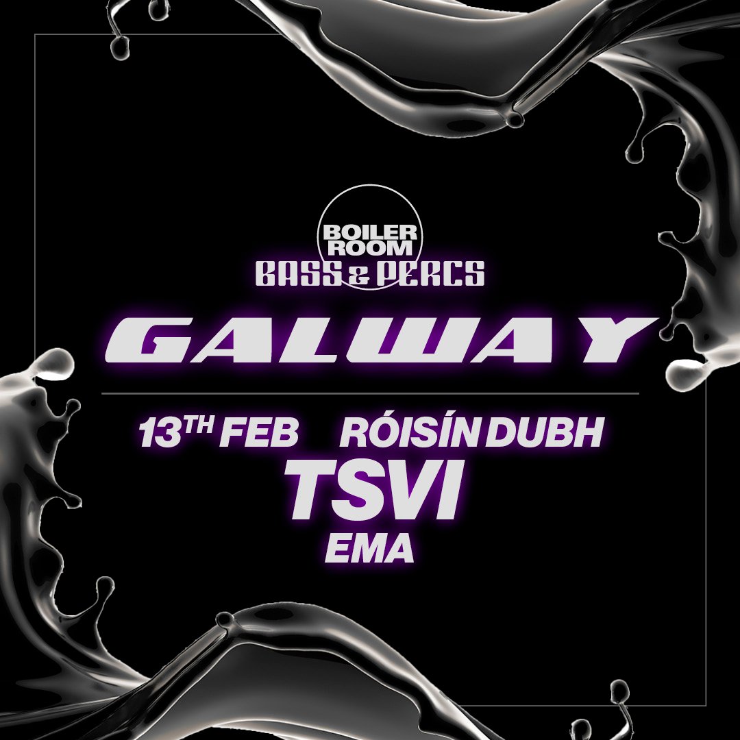 Bass & Percs Tour: Galway flyer