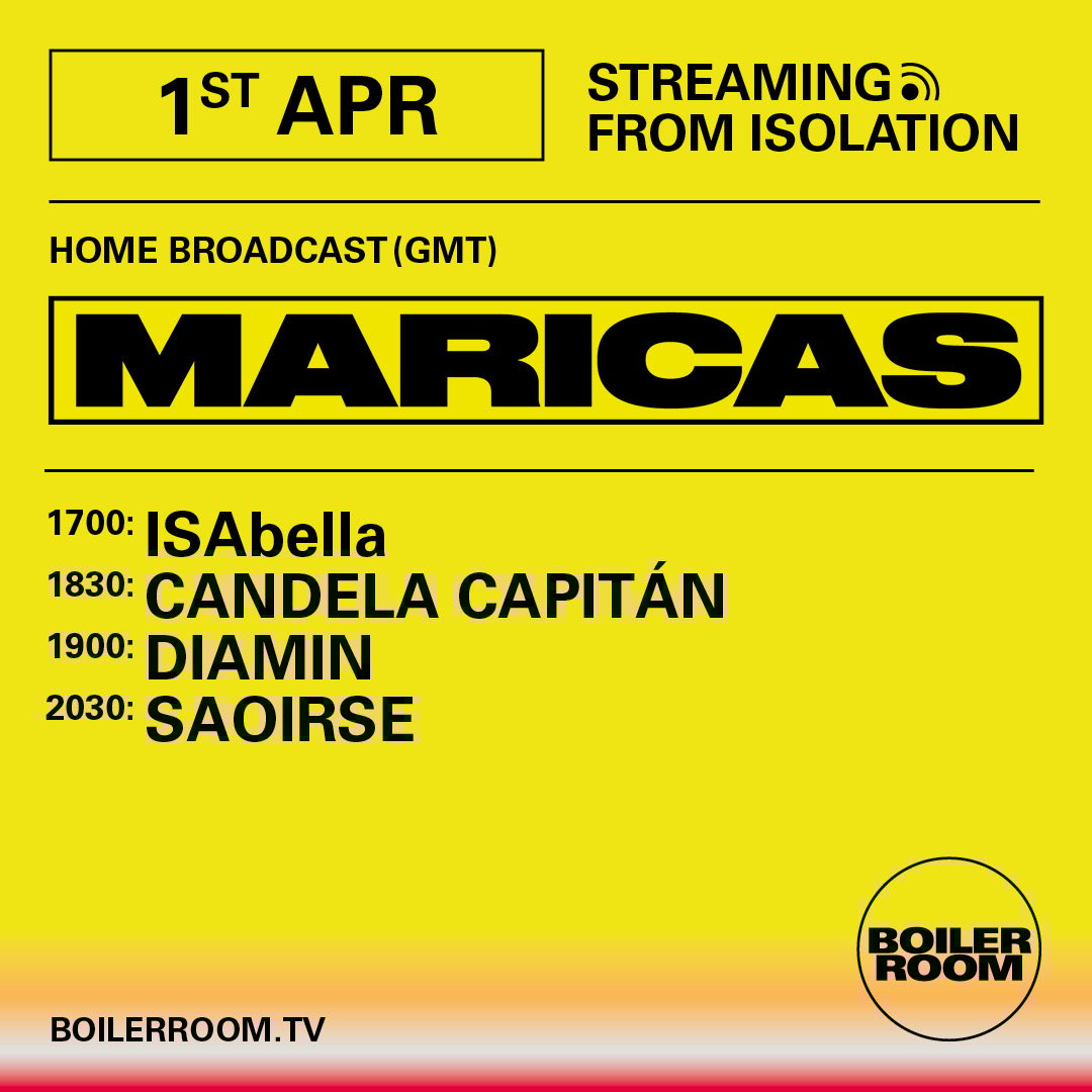 Streaming From Isolation with Maricas flyer