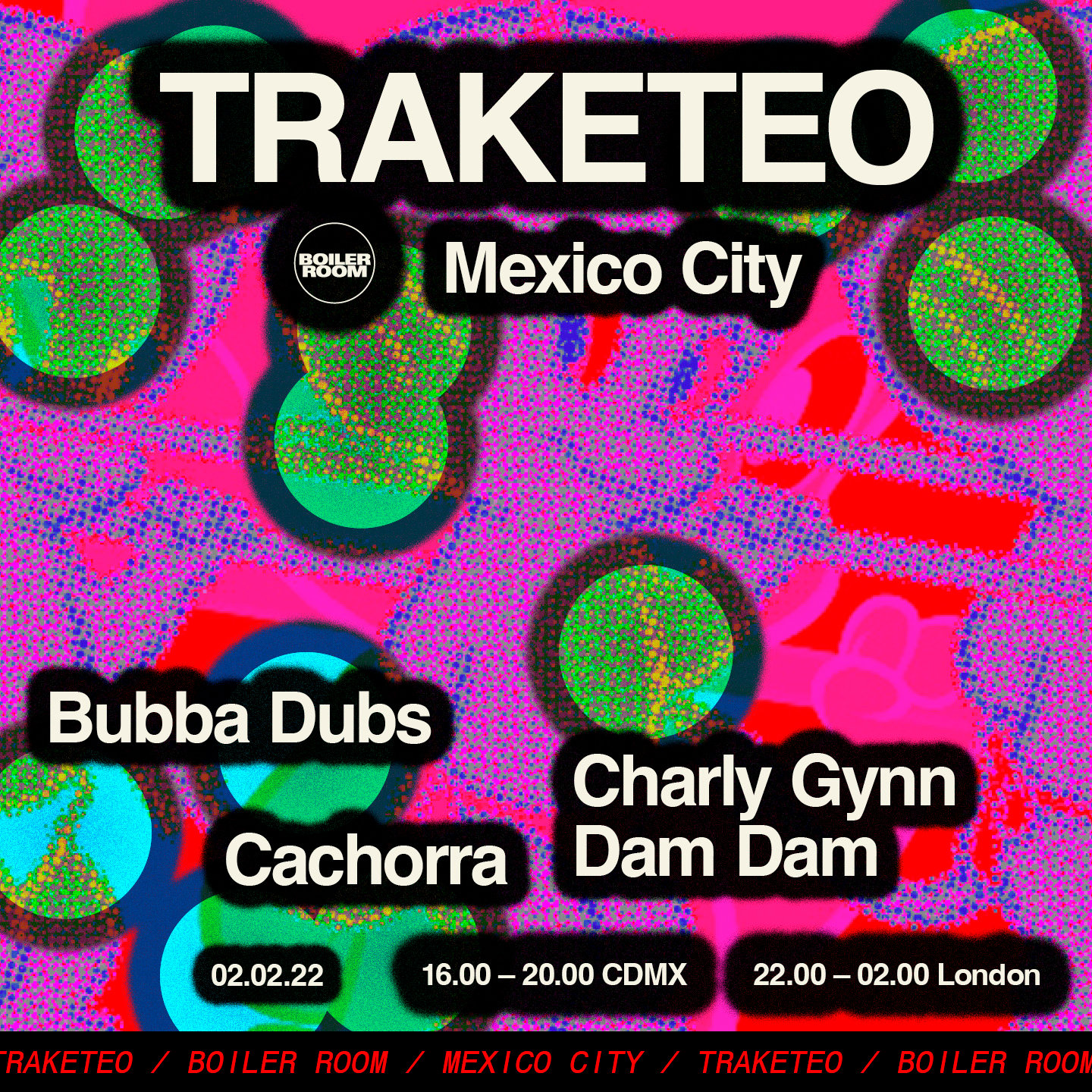 CDMX: Traketeo flyer