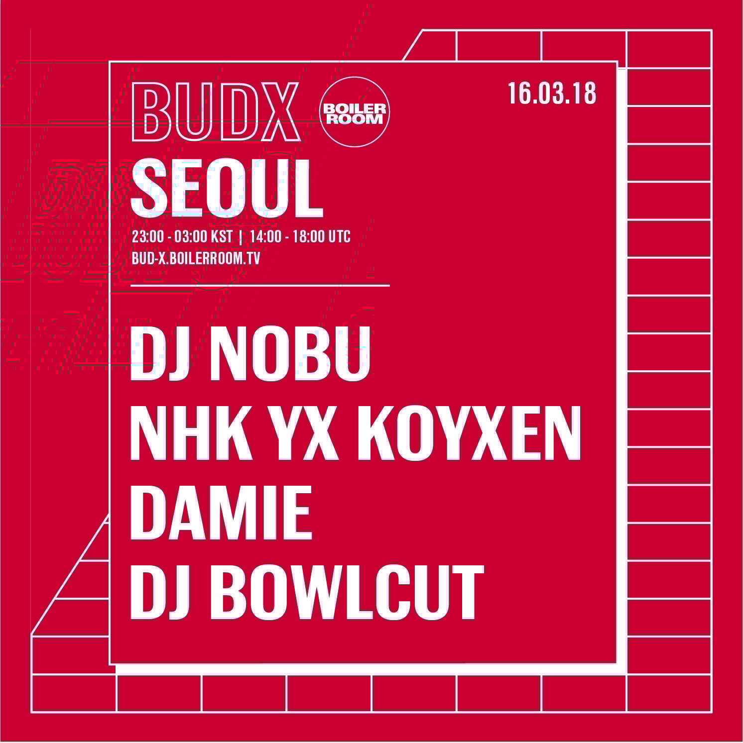 BUDx Seoul: Friday flyer