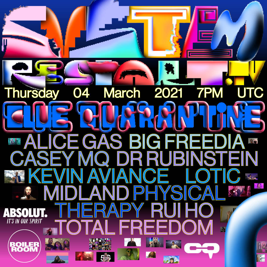 Club Quarantine flyer