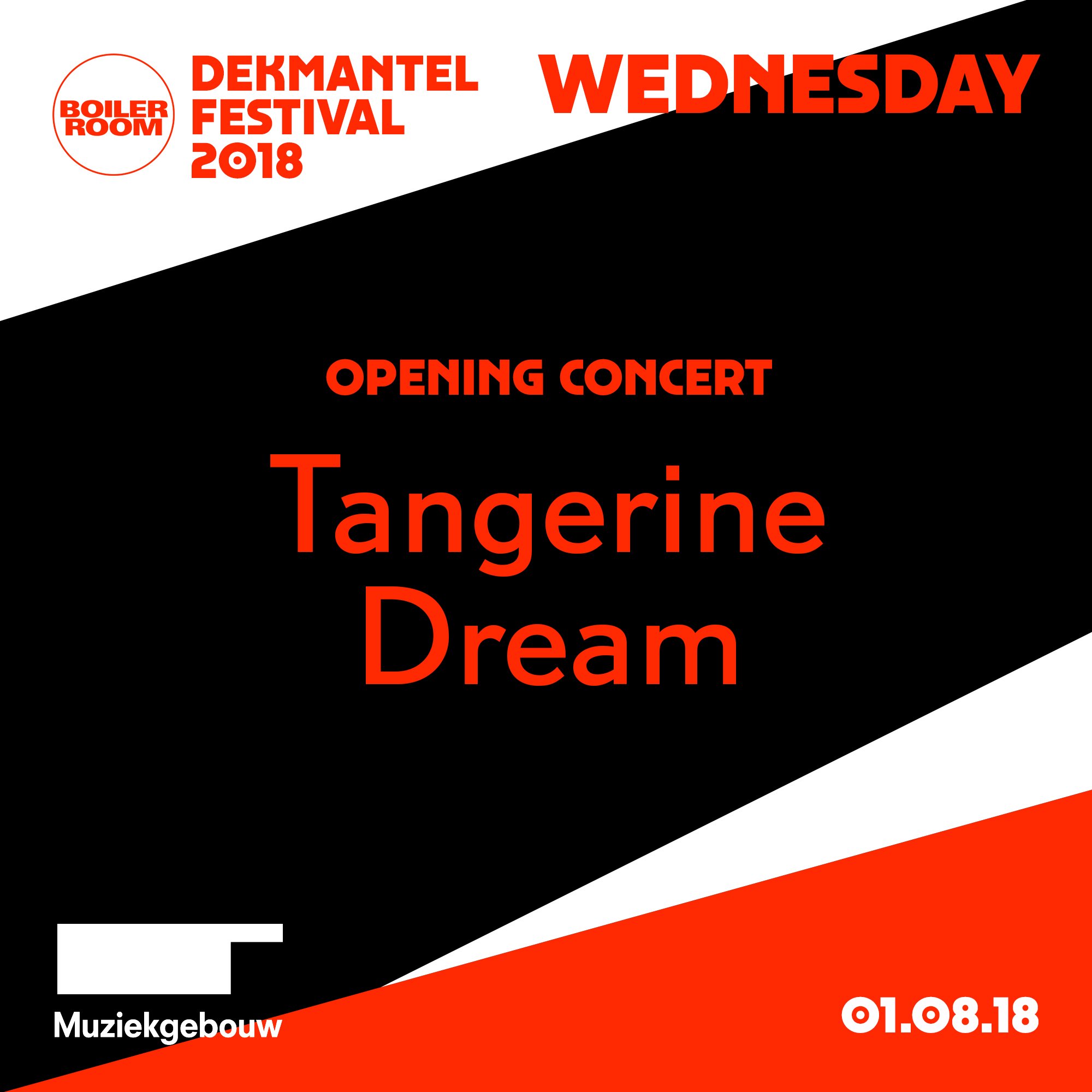 Dekmantel Opening Concert: Tangerine Dream flyer