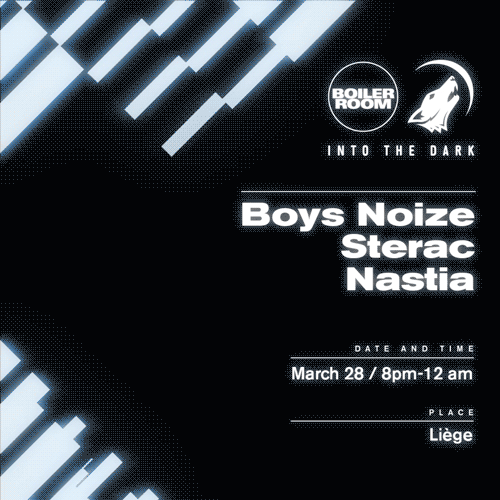 Into The Dark: Liège flyer