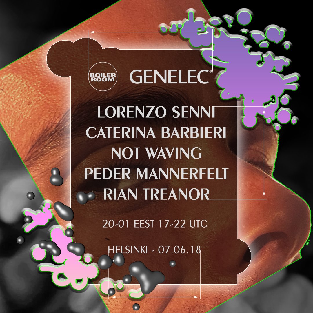 Boiler Room x Genelec flyer