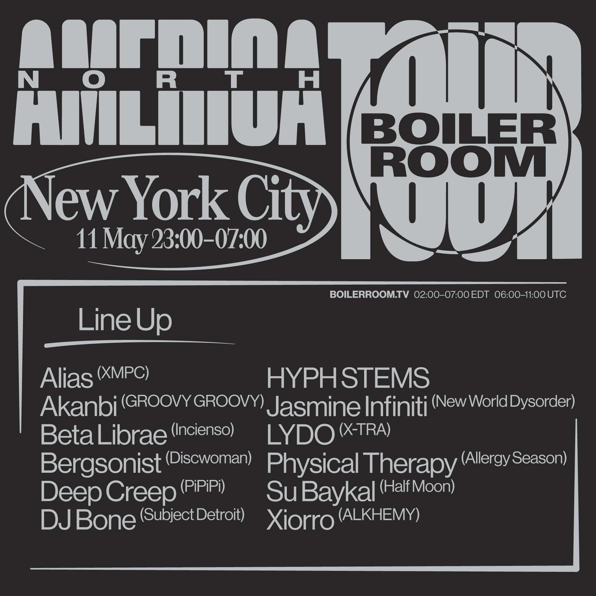 Boiler Room NYC: Warehouse Party flyer