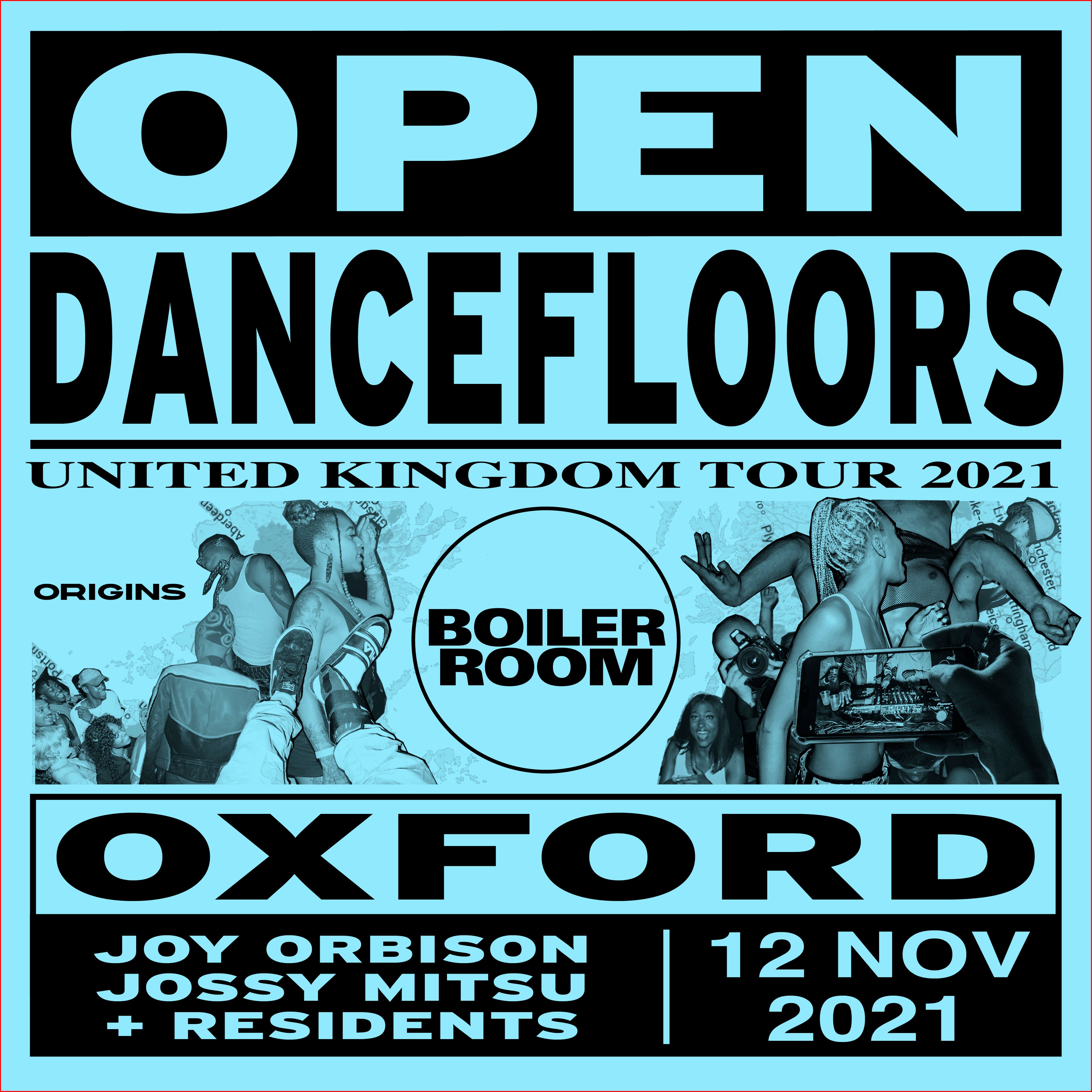 Open Dancefloors | Oxford flyer