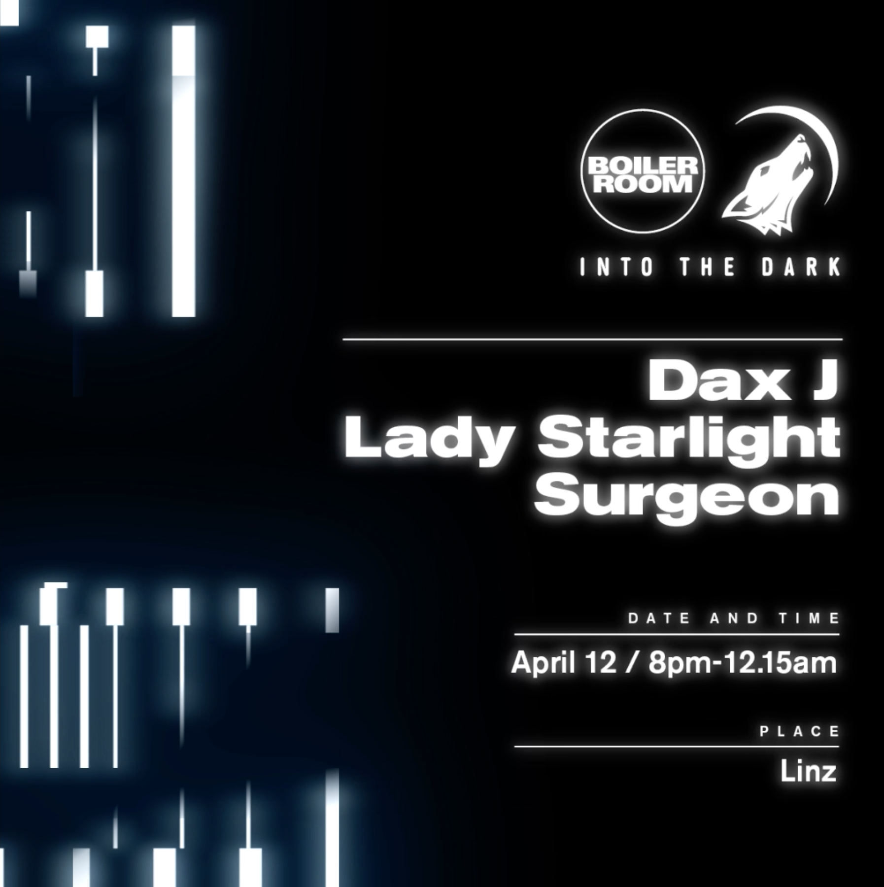 Into The Dark: Linz flyer